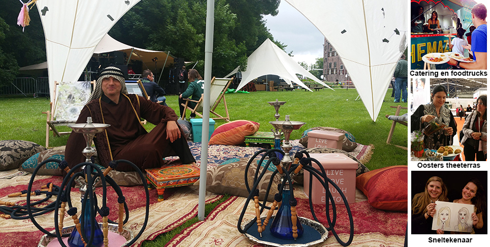 Handgemaakte lampen en tafels te huur